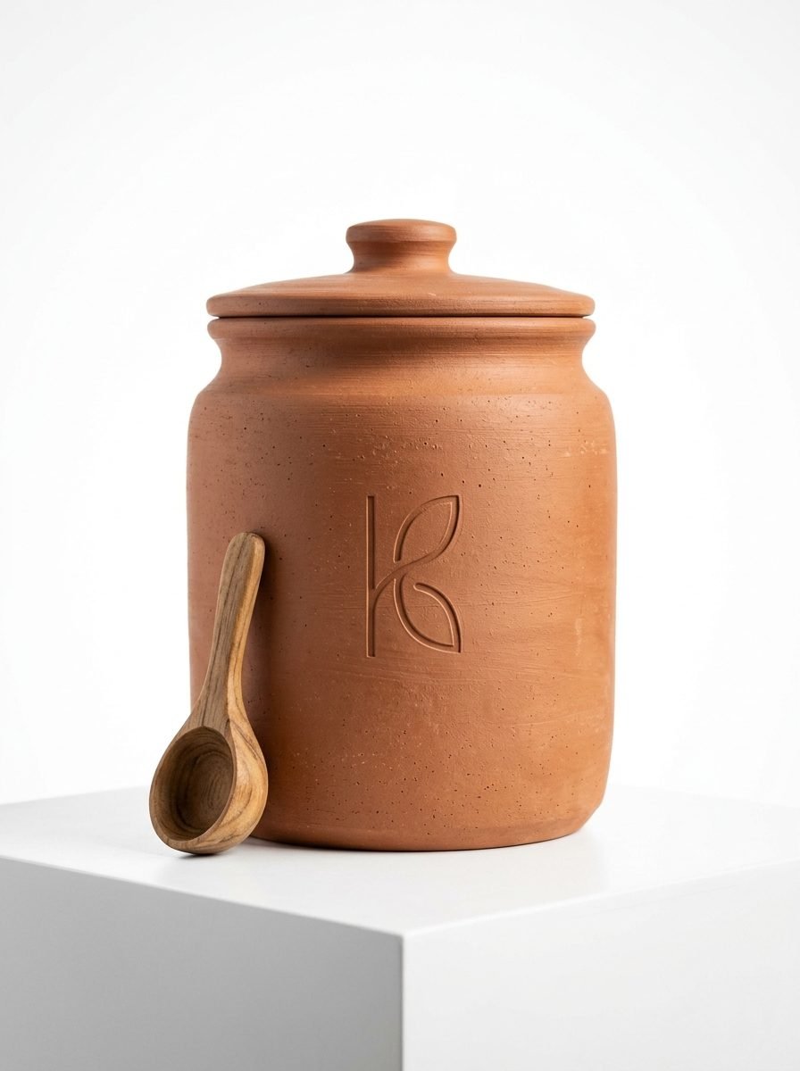 Clay_storage_jar_KL-SP-001 Image 1