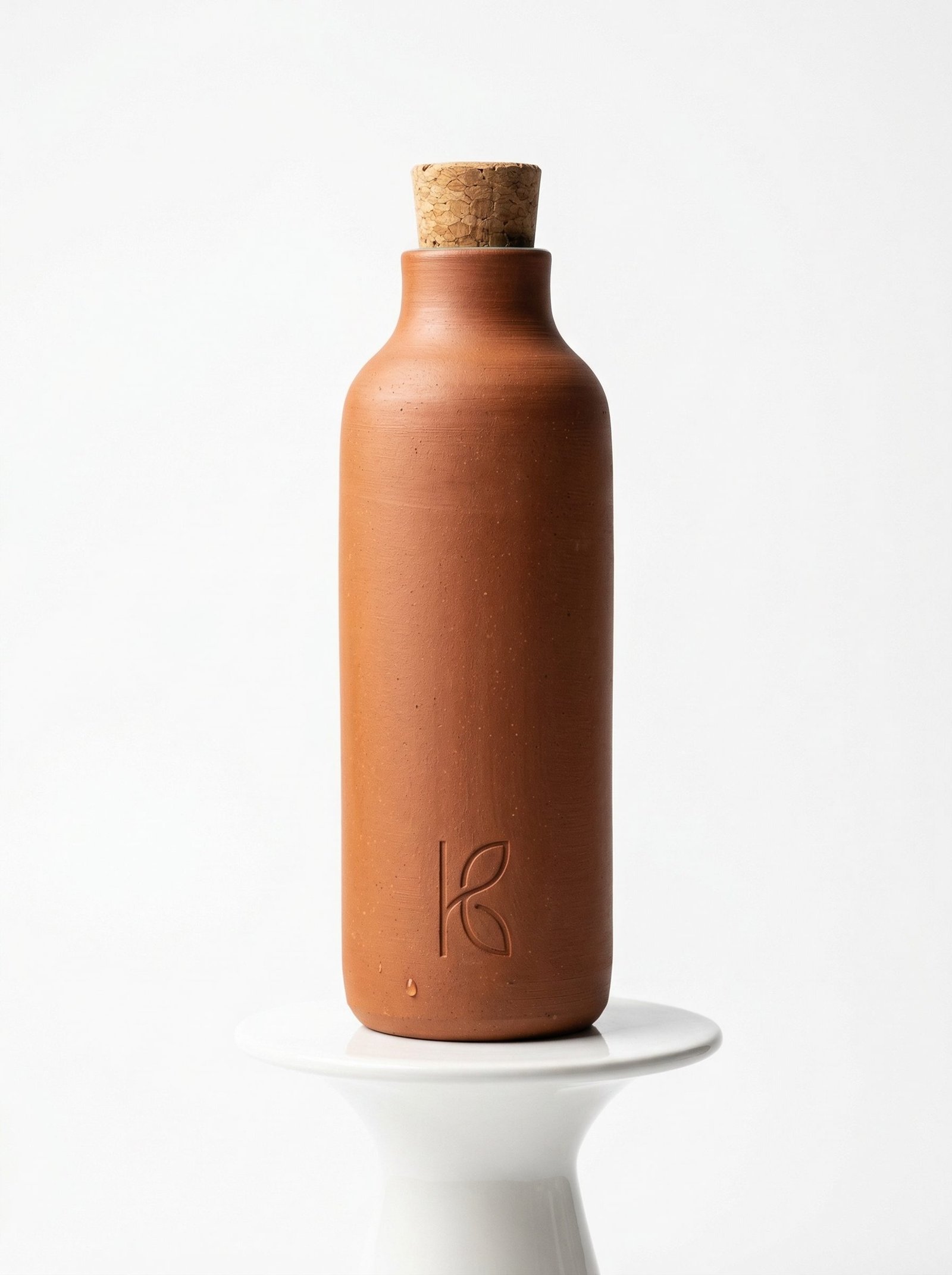 KL-DW-001-Clay Water Bottle – 500 ml-Image 1