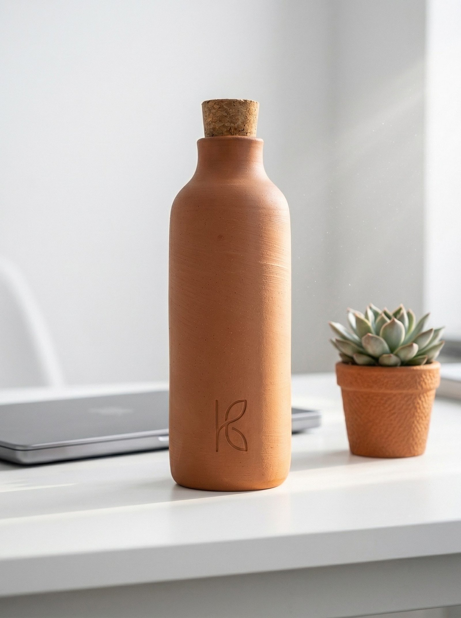 KL-DW-001-Clay Water Bottle – 500 ml-Image 6