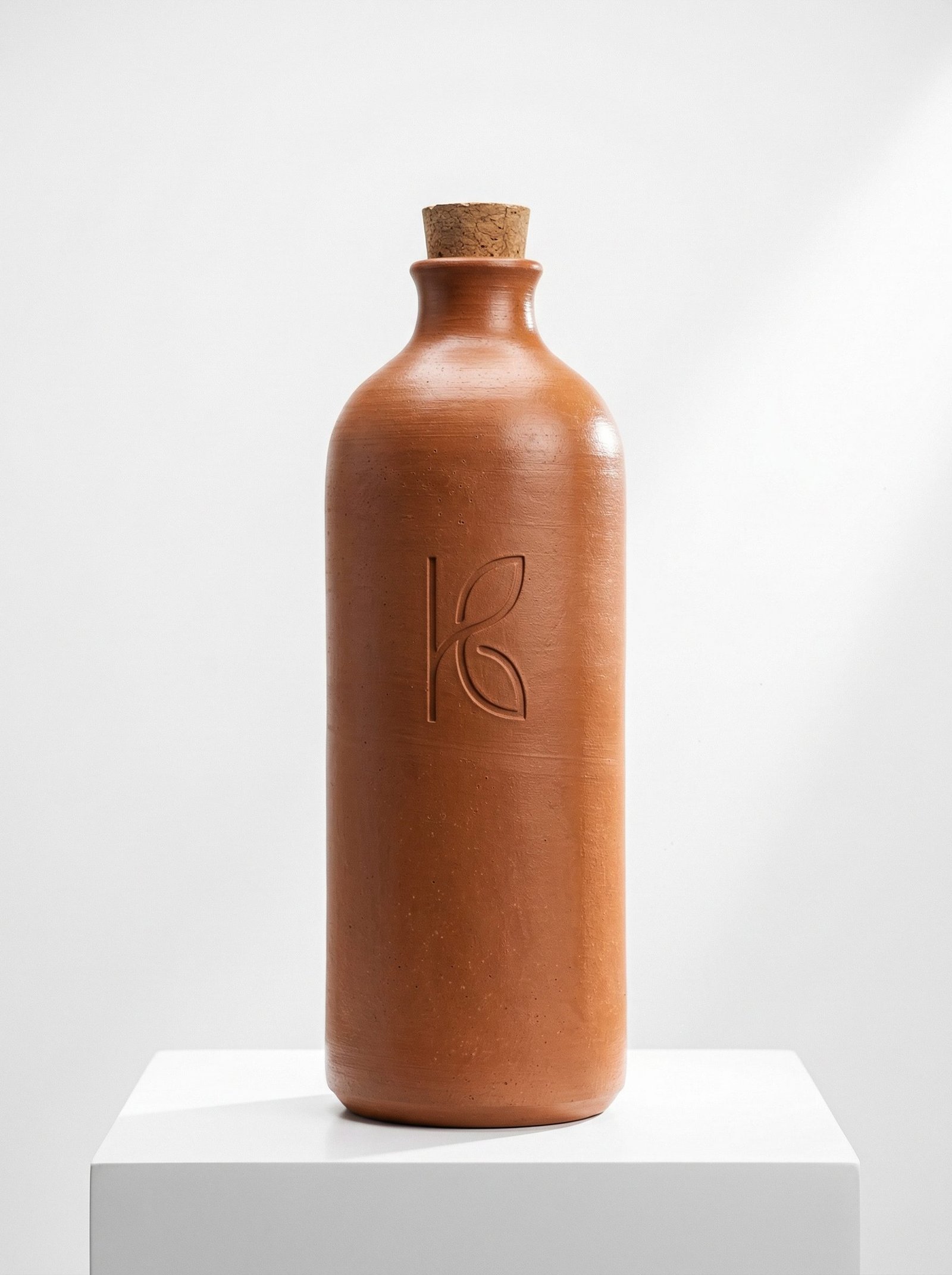 KL-DW-003-Clay Water Bottle – 1 L-Image 1