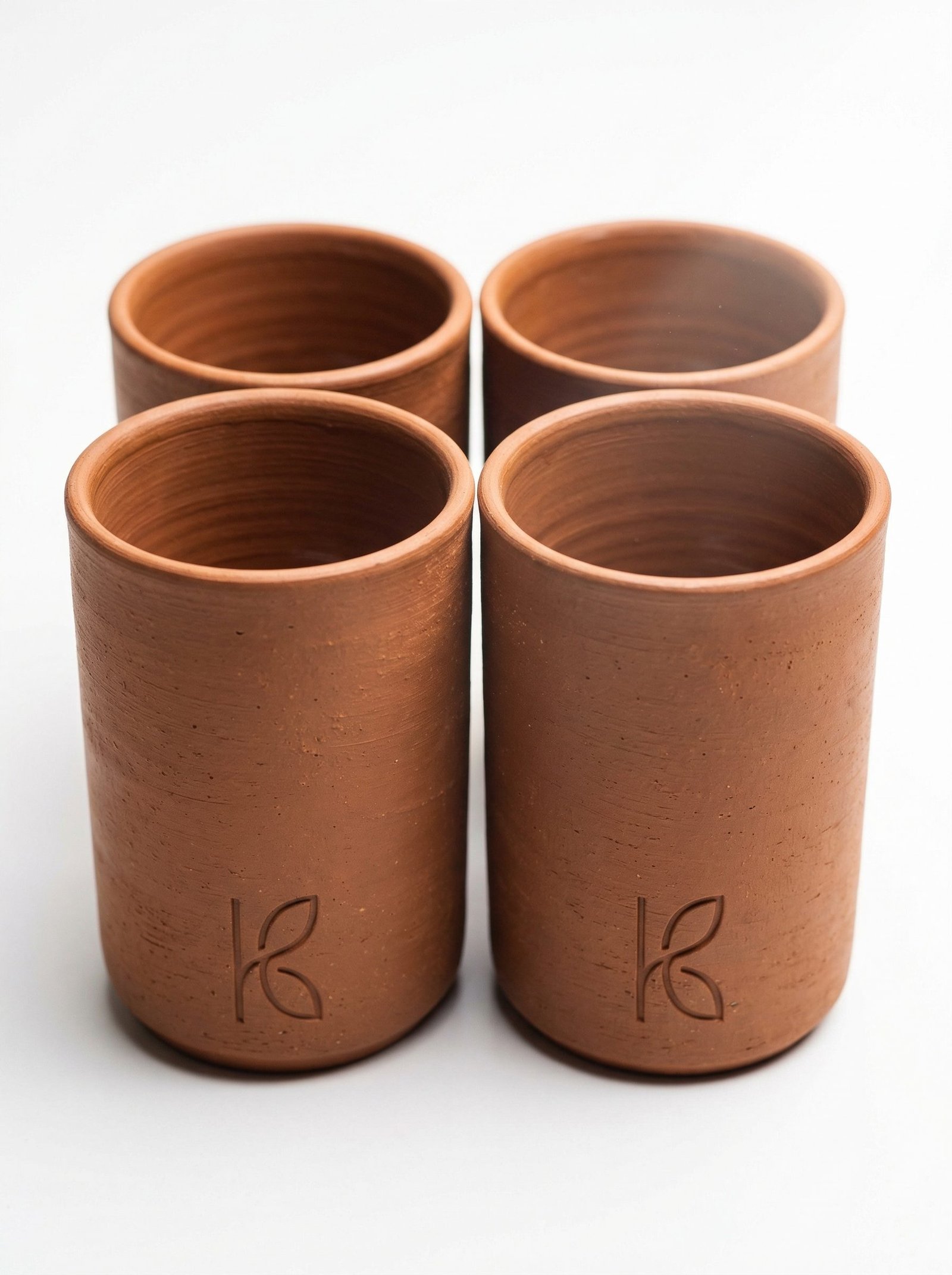KL-DW-008-Clay Tumbler – Set of 4-Image 1
