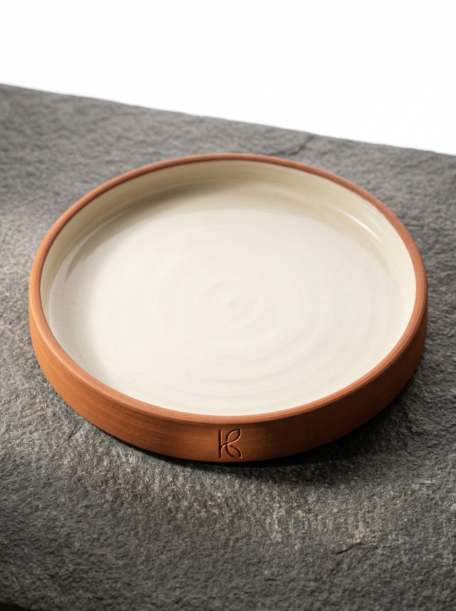 KL-SW-001-Clay Thali – 12 inch-Image 1