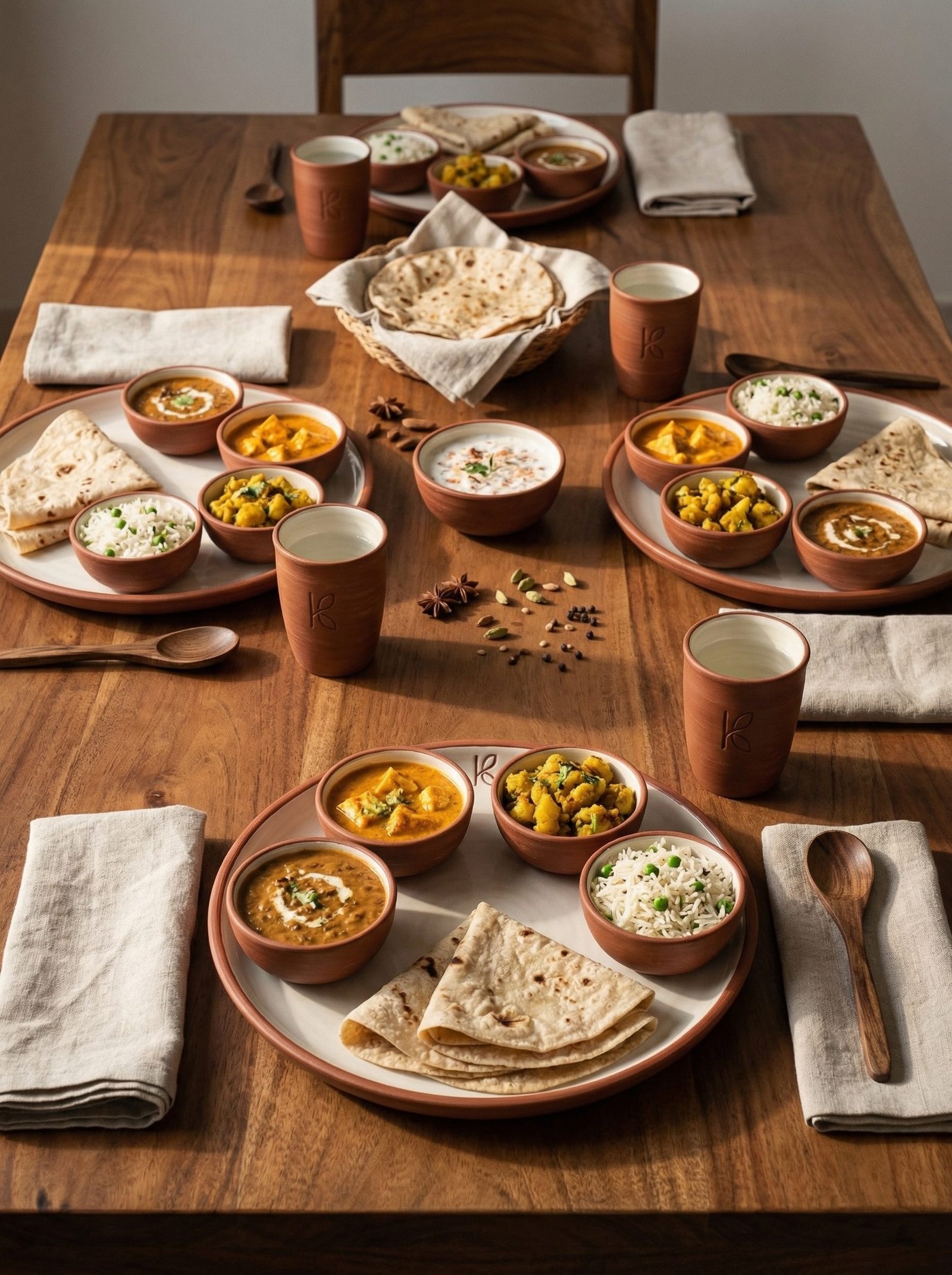 KL-SW-003-Clay Dinner Set – 4 Person-Image 2