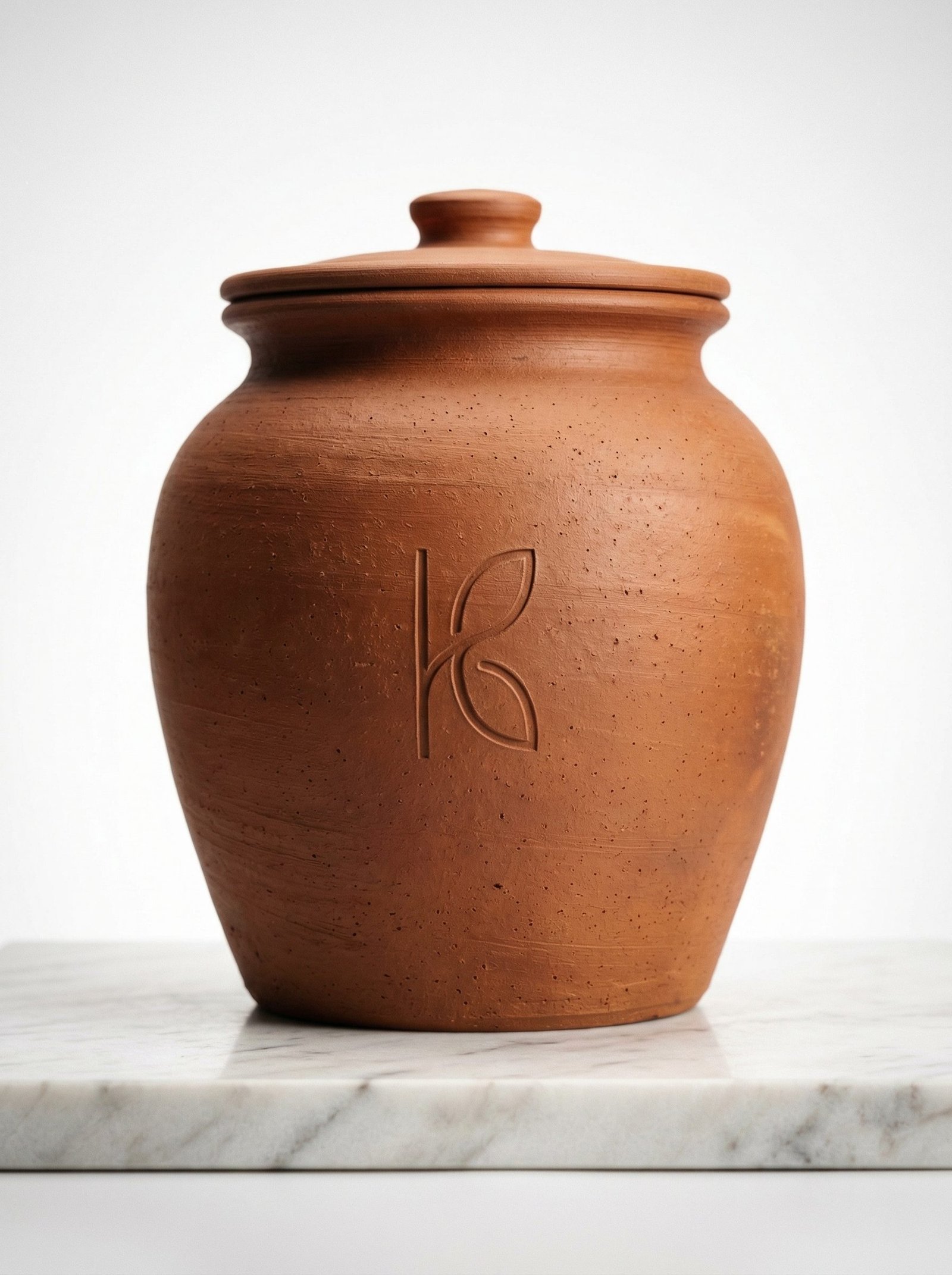 KL-SW-009-Clay Pickle : Storage Jar – 3 L-Image 1