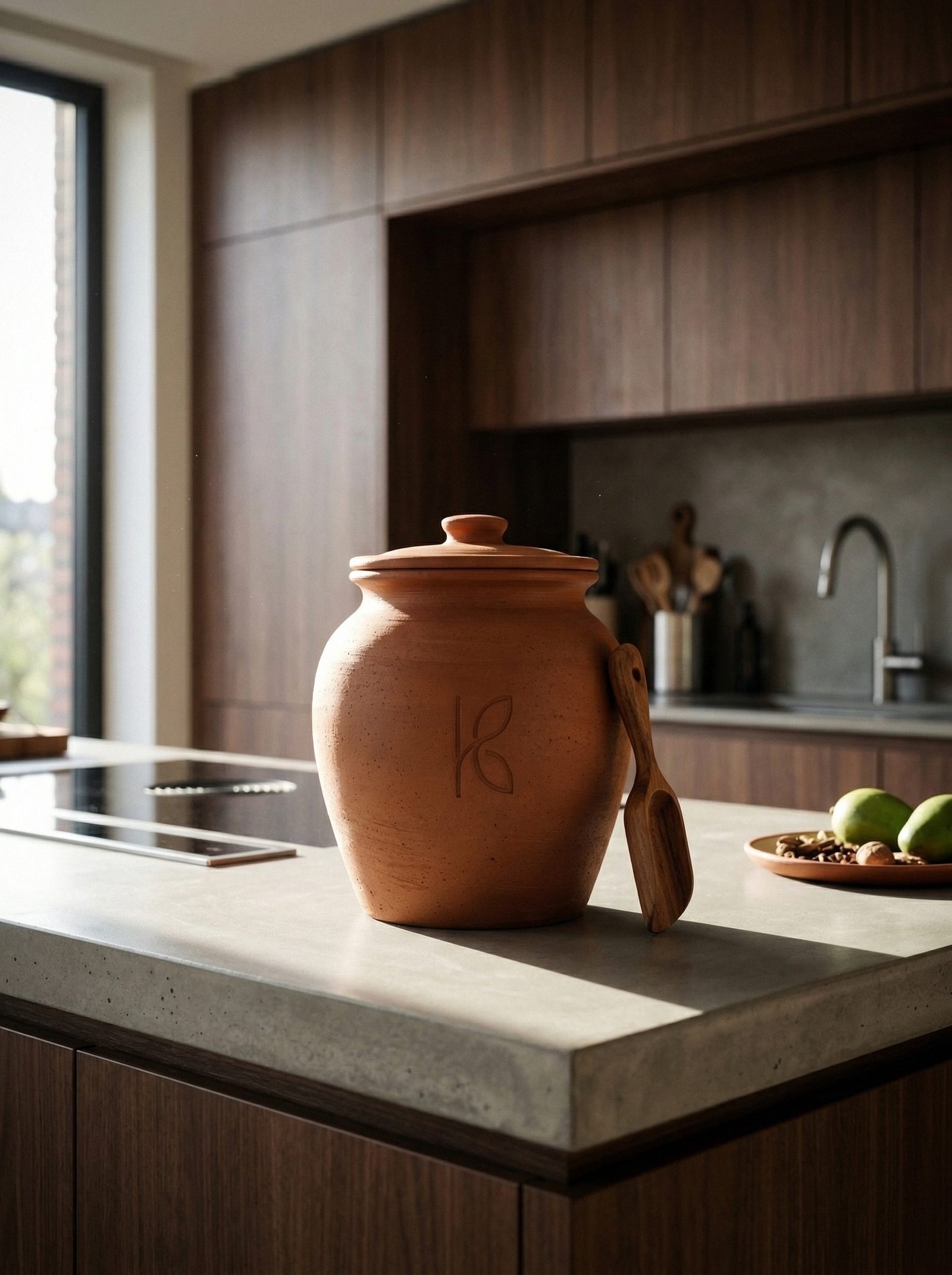 KL-SW-009-Clay Pickle : Storage Jar – 3 L-Image 7