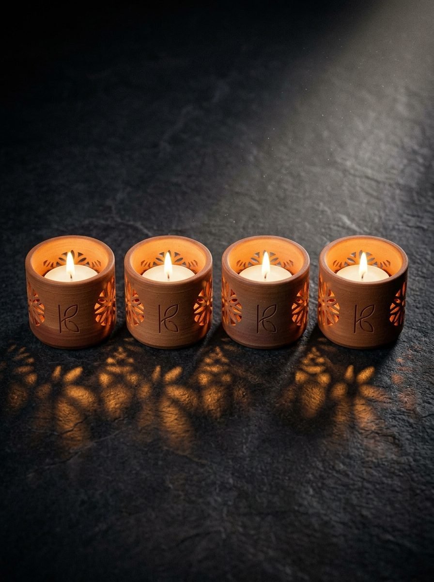 Terracotta_tea_lightKL-DC-011 image 1