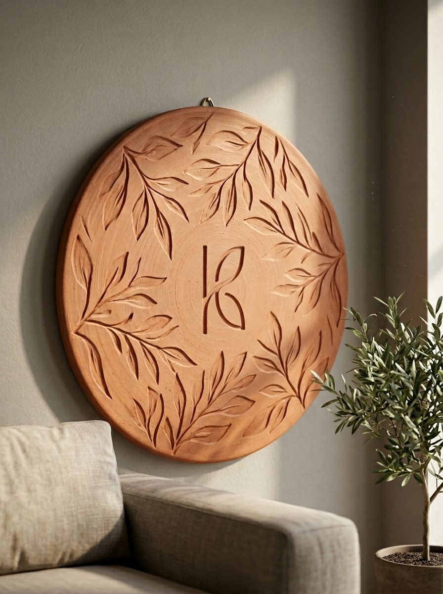 Terracotta_wall_plaque KL-DC-013 image 2